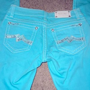 Womens size 28 miss me cuffed skinny jeans